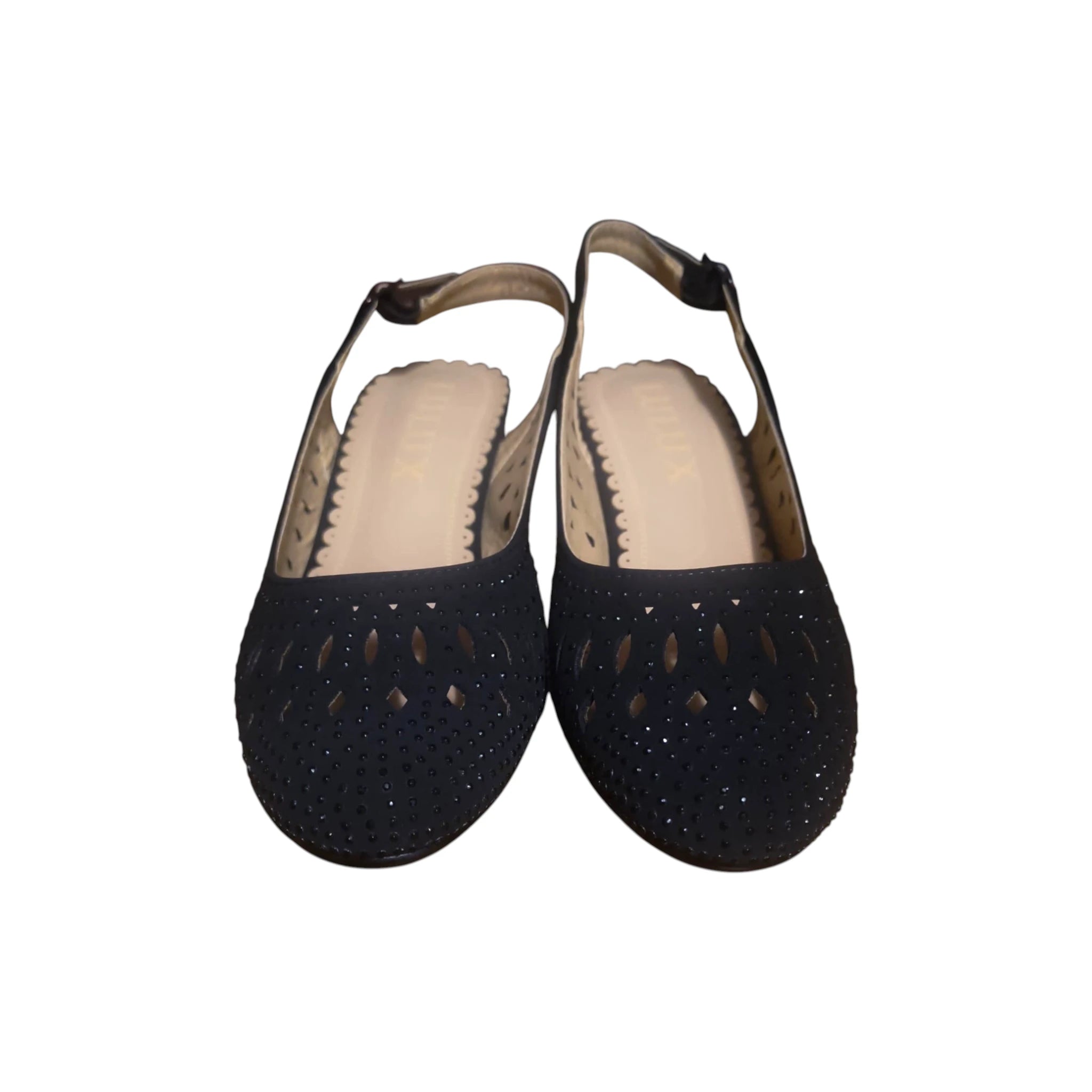 Pantofi dama eleganti negri cu bareta PL-299