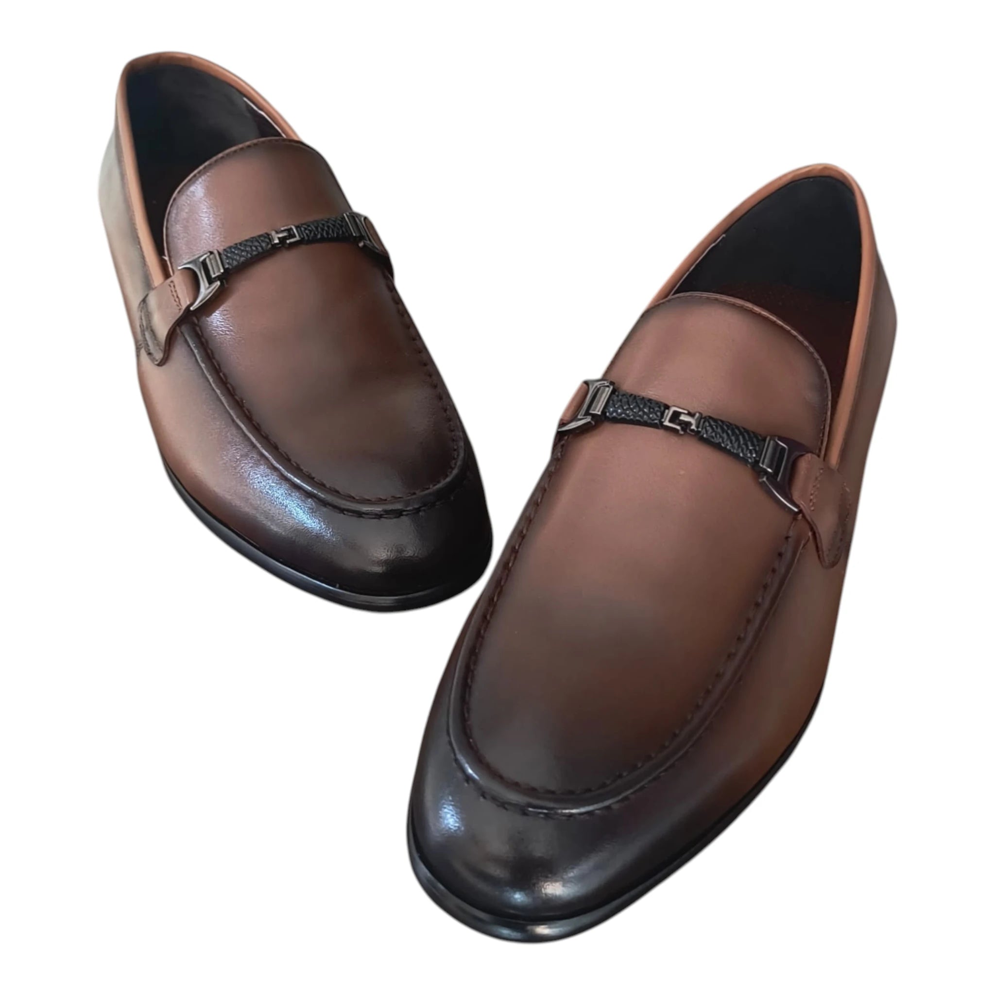 Loafer bărbați din piele naturală 8122 maro