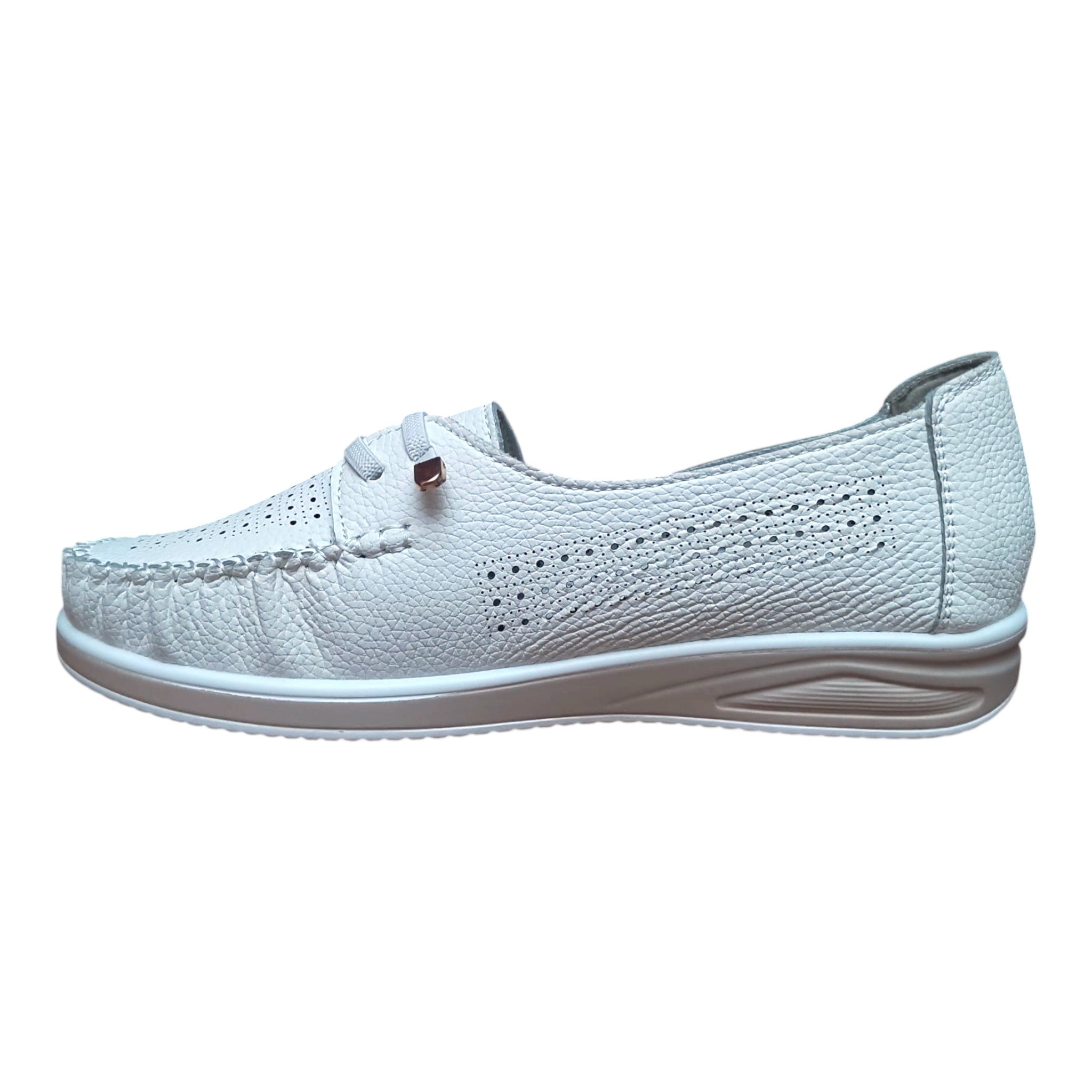 Pantofi damă RX001 casual albi