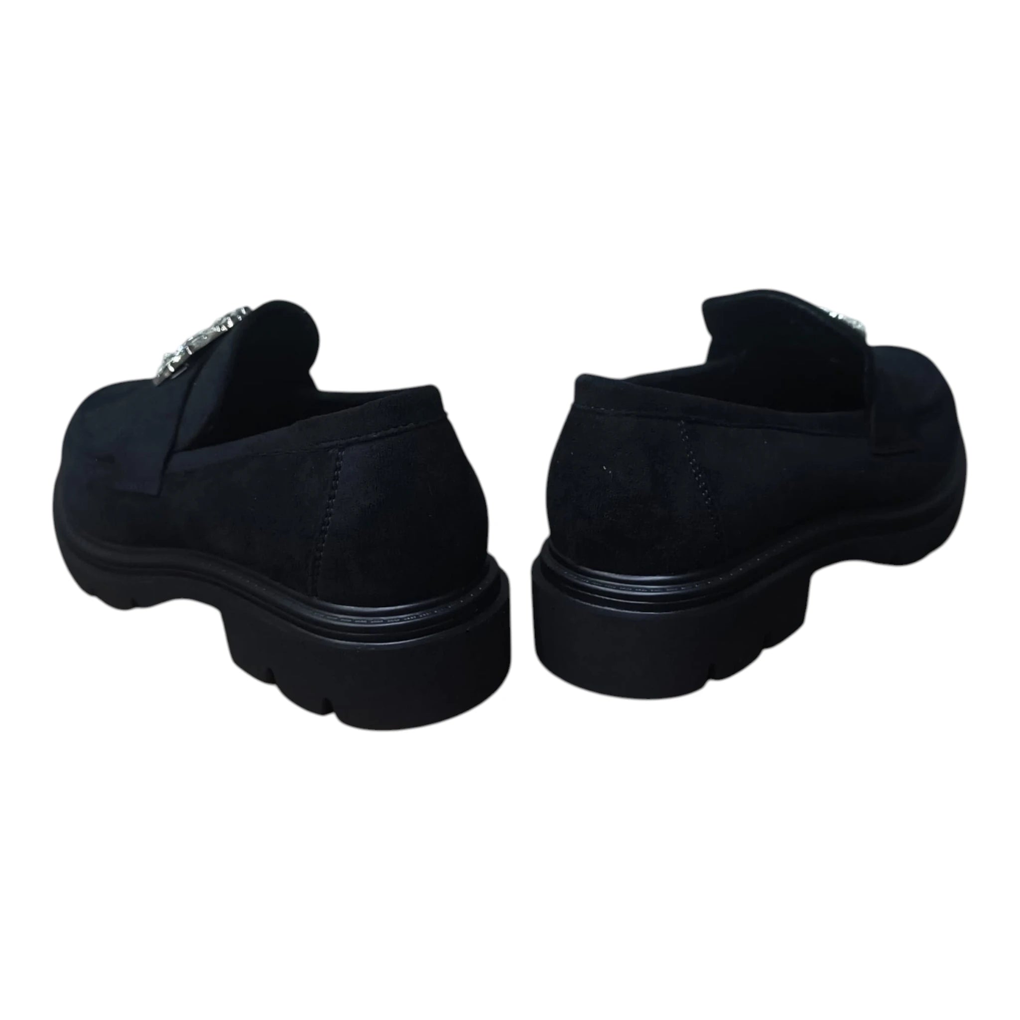 Pantofi damă tip loafer 18A negri
