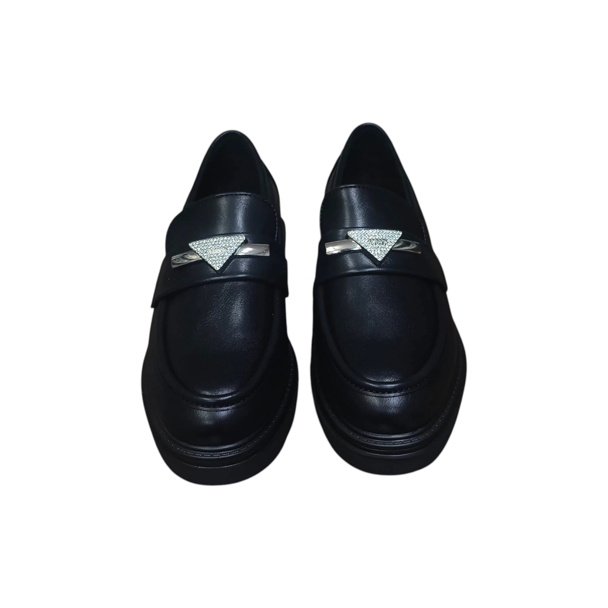 Pantofi damă tip loafer A21 negri