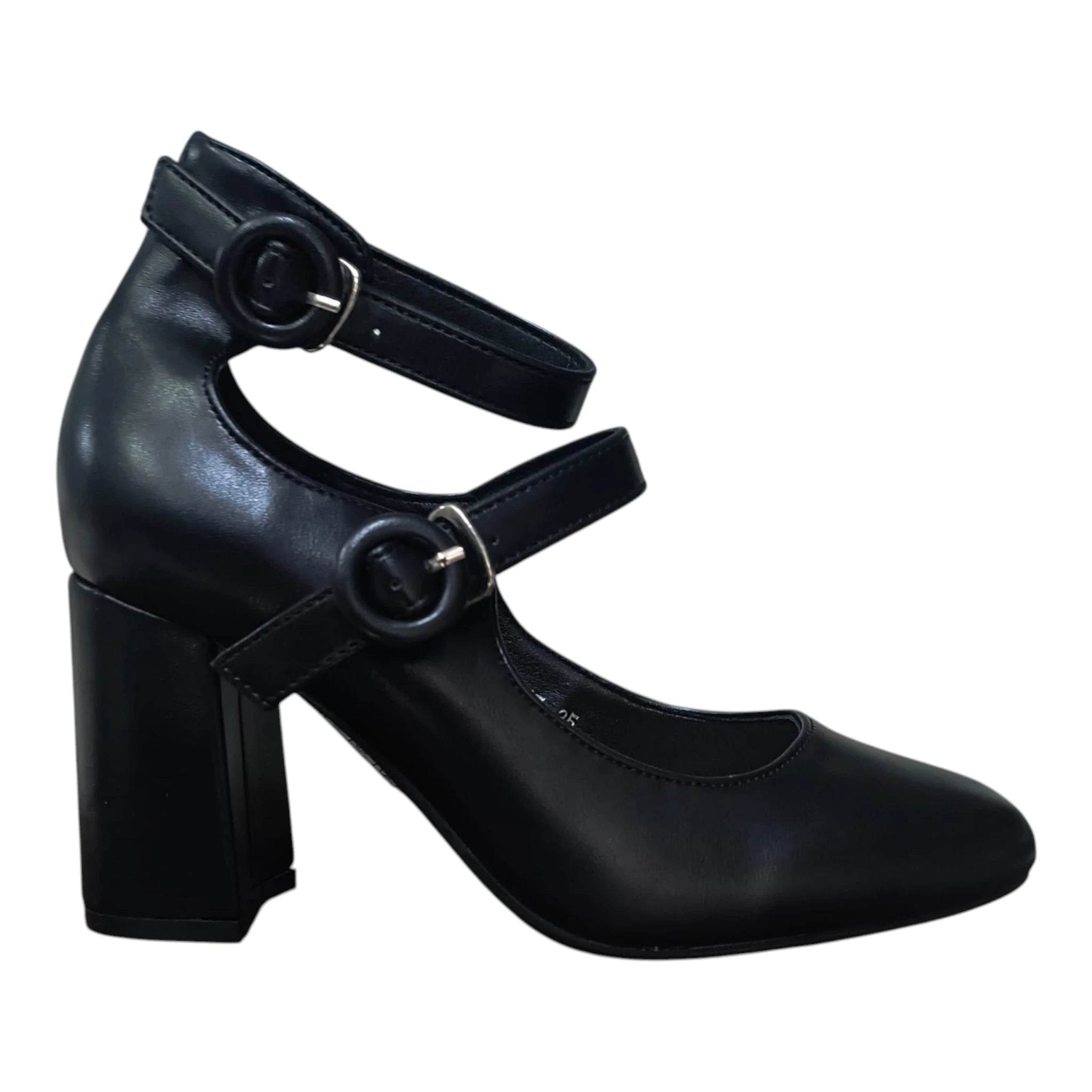 Pantofi damă eleganți 17 negru cu barete