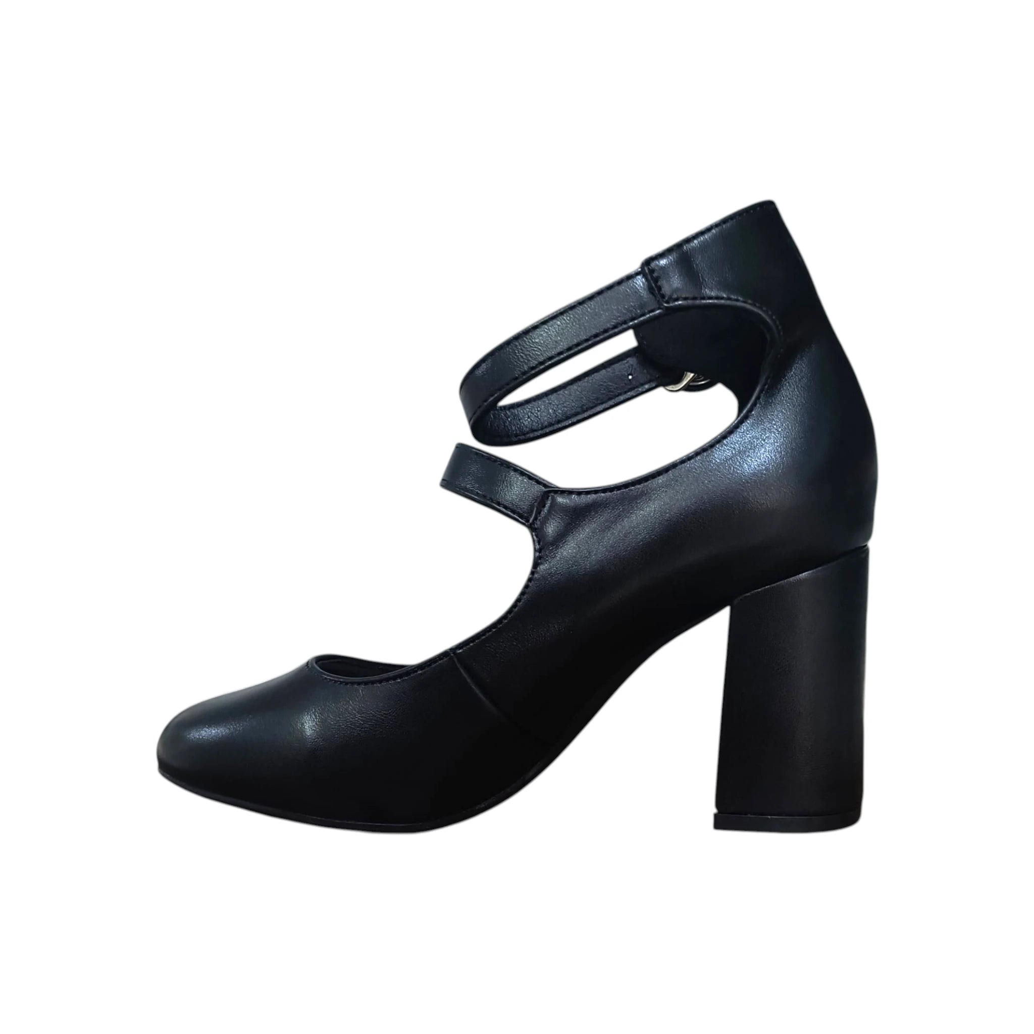 Pantofi damă eleganți 17 negru cu barete