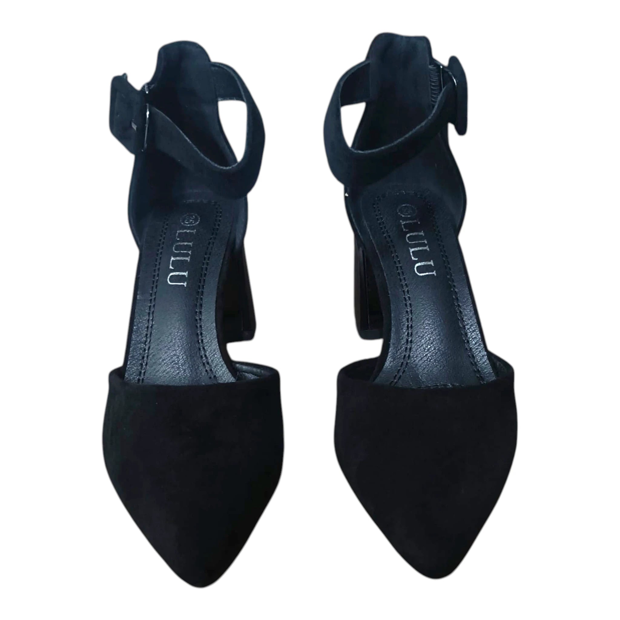 Pantofi damă 02 negri cu baretă