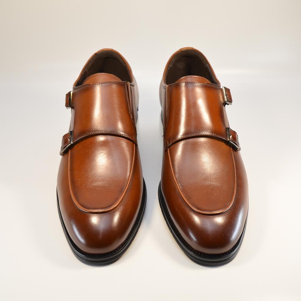 Pantofi Monk Strap maro 14626