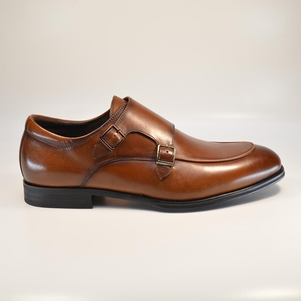 Pantofi Monk Strap maro 14626
