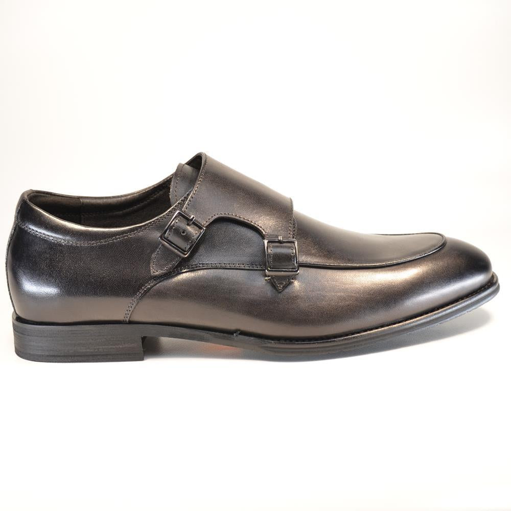 Pantofi Monk Strap negri 14626
