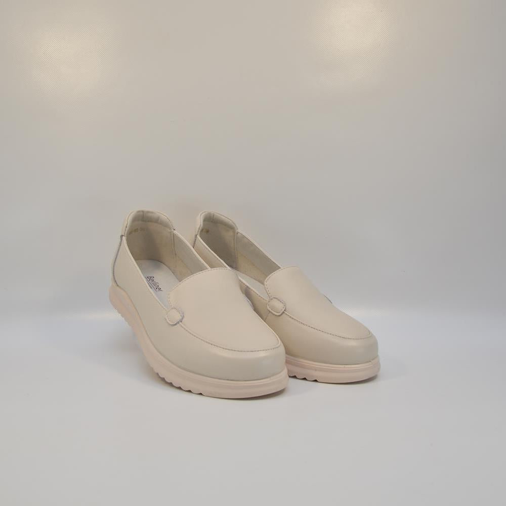 Pantofi slip-on damă 66-98 albi