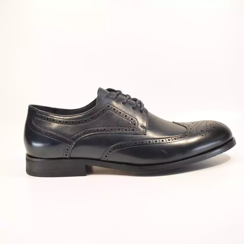 Derby barbati 24522-2 wingtip albastri