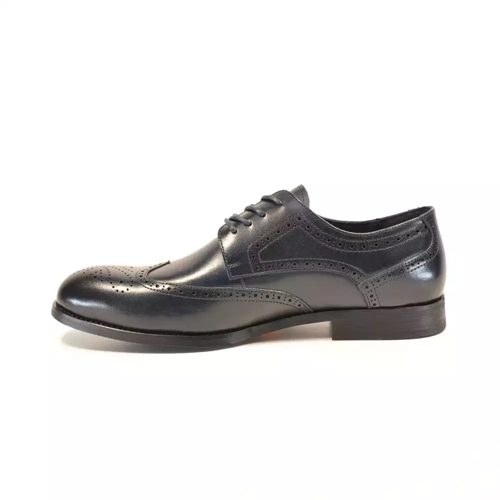 Derby barbati 24522-2 wingtip albastri