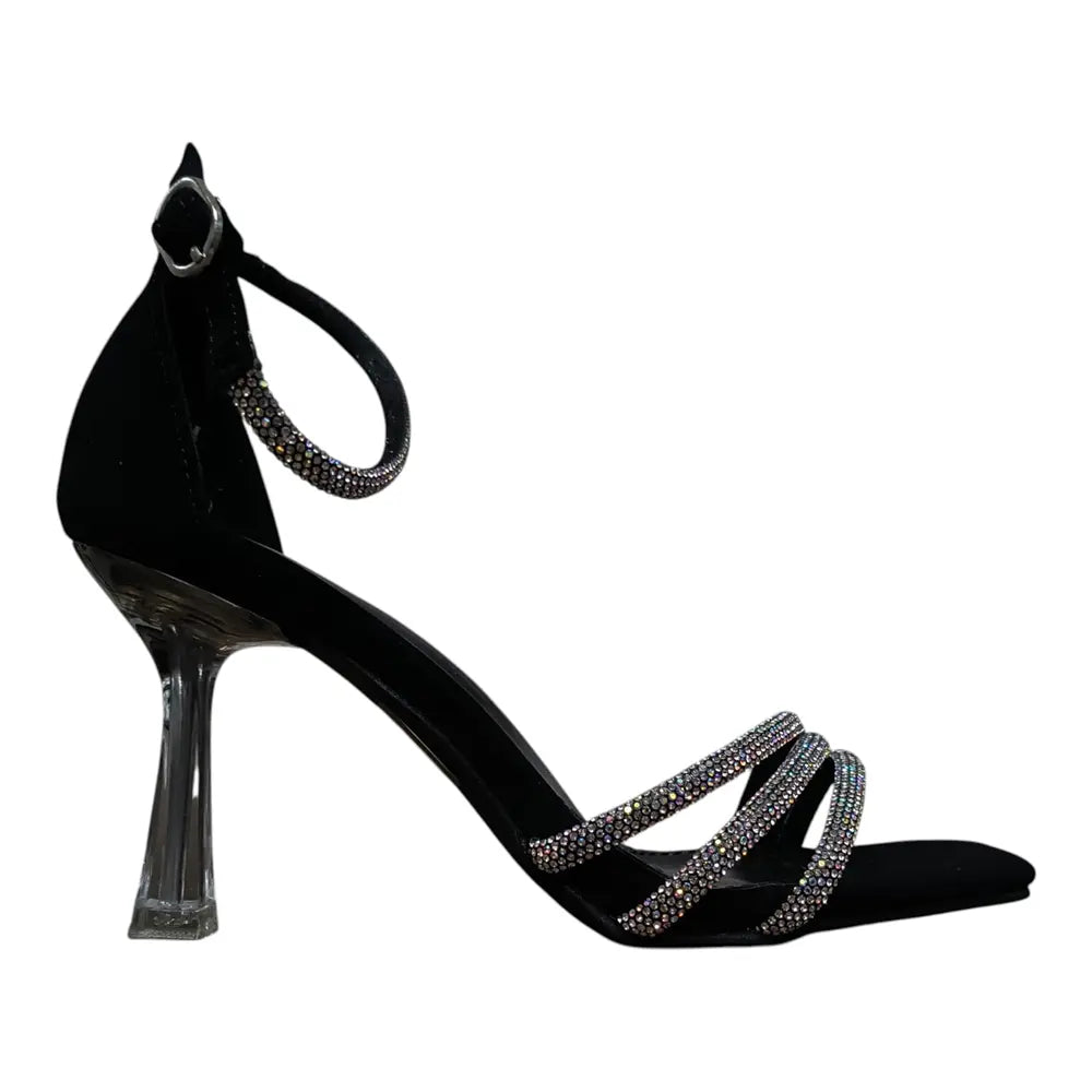 Sandale elegante K20 cu toc transparent