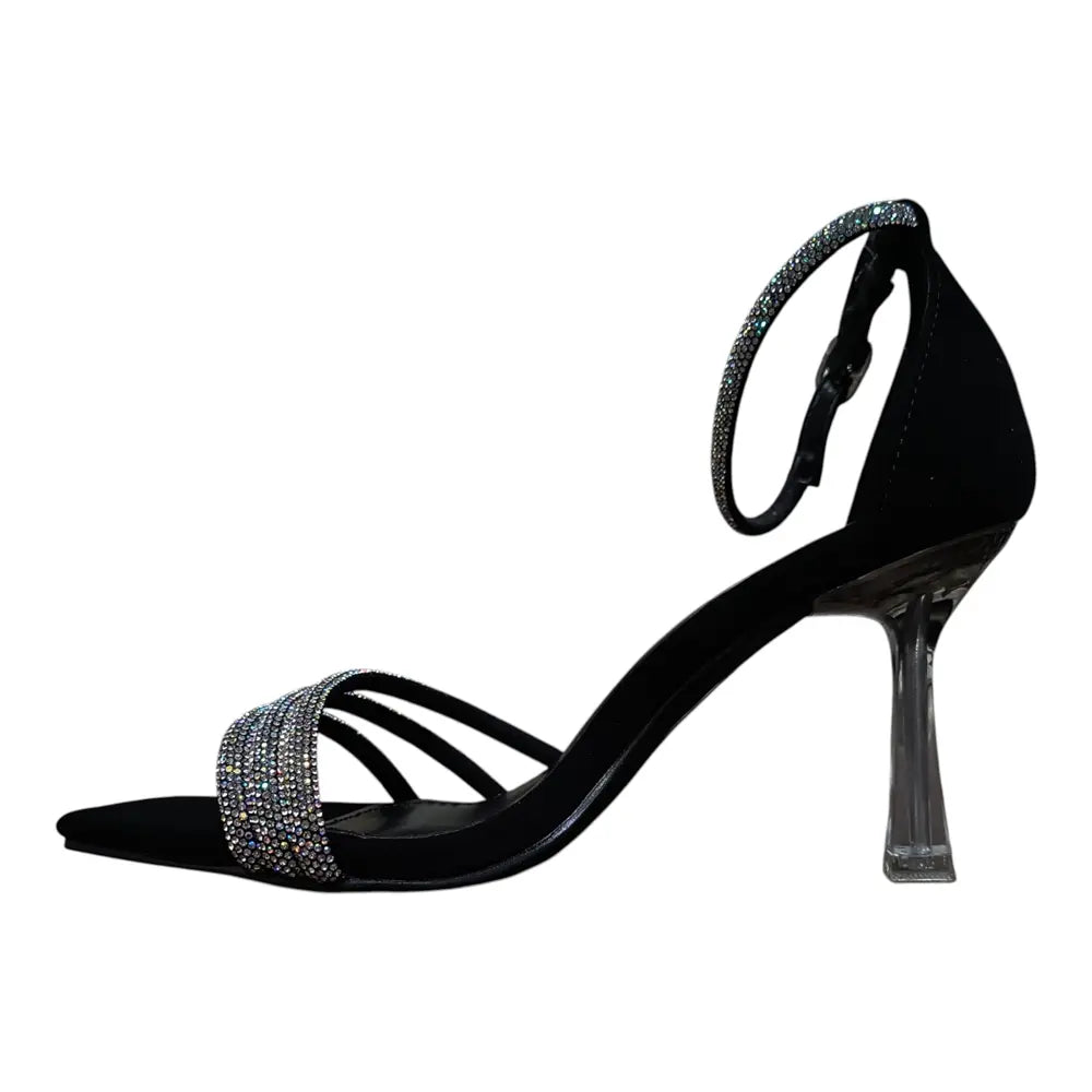 Sandale elegante K20 cu toc transparent