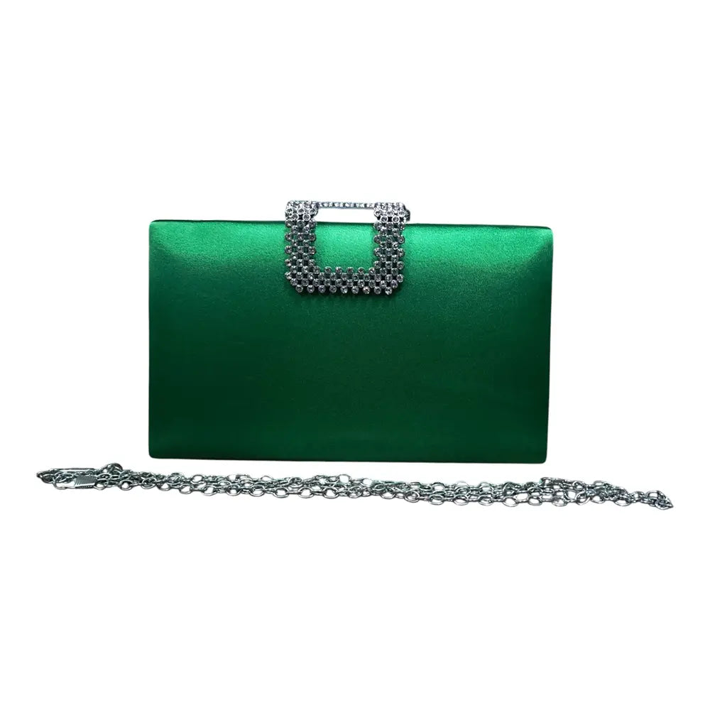 Plic damă elegant satinat 517 verde
