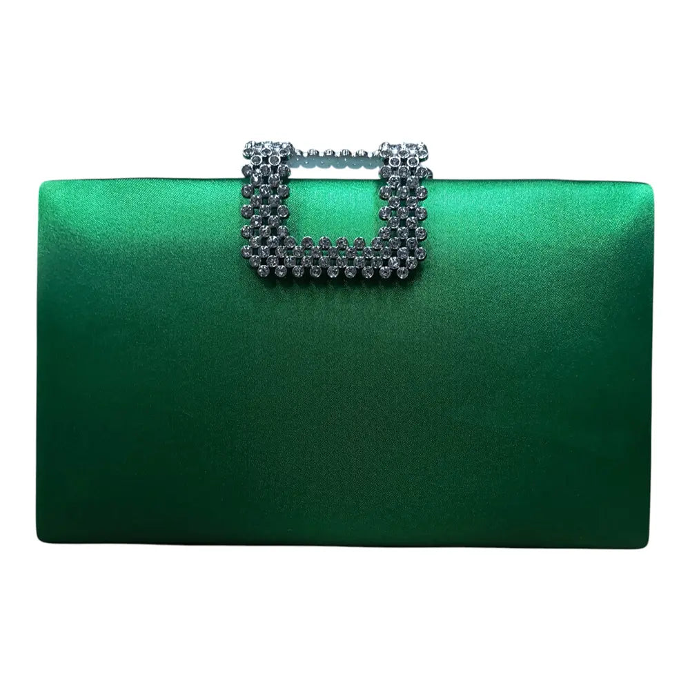Plic damă elegant satinat 517 verde