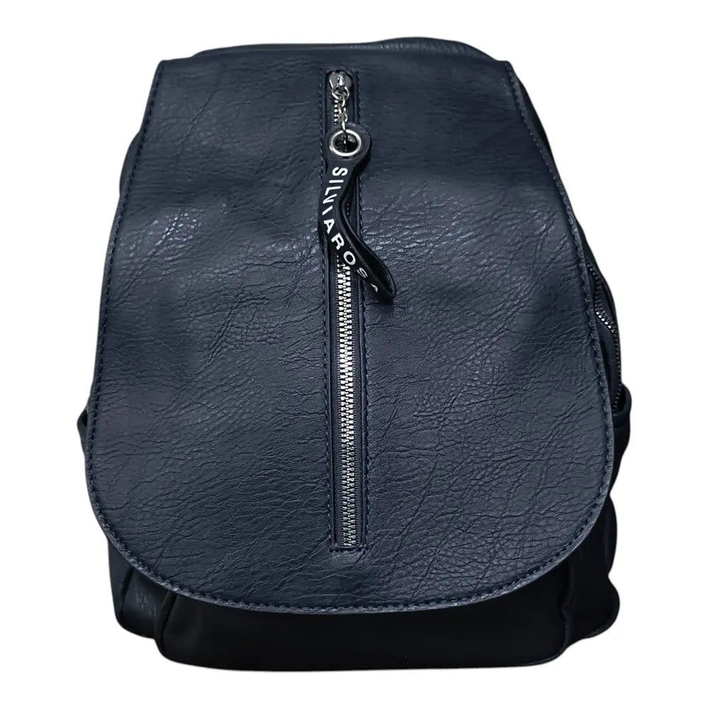 Rucsac bleumarin 8017 cu fermoare multiple