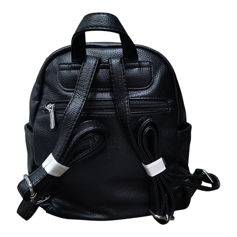 Rucsac 5994 negru matlasat cu buzunar frontal
