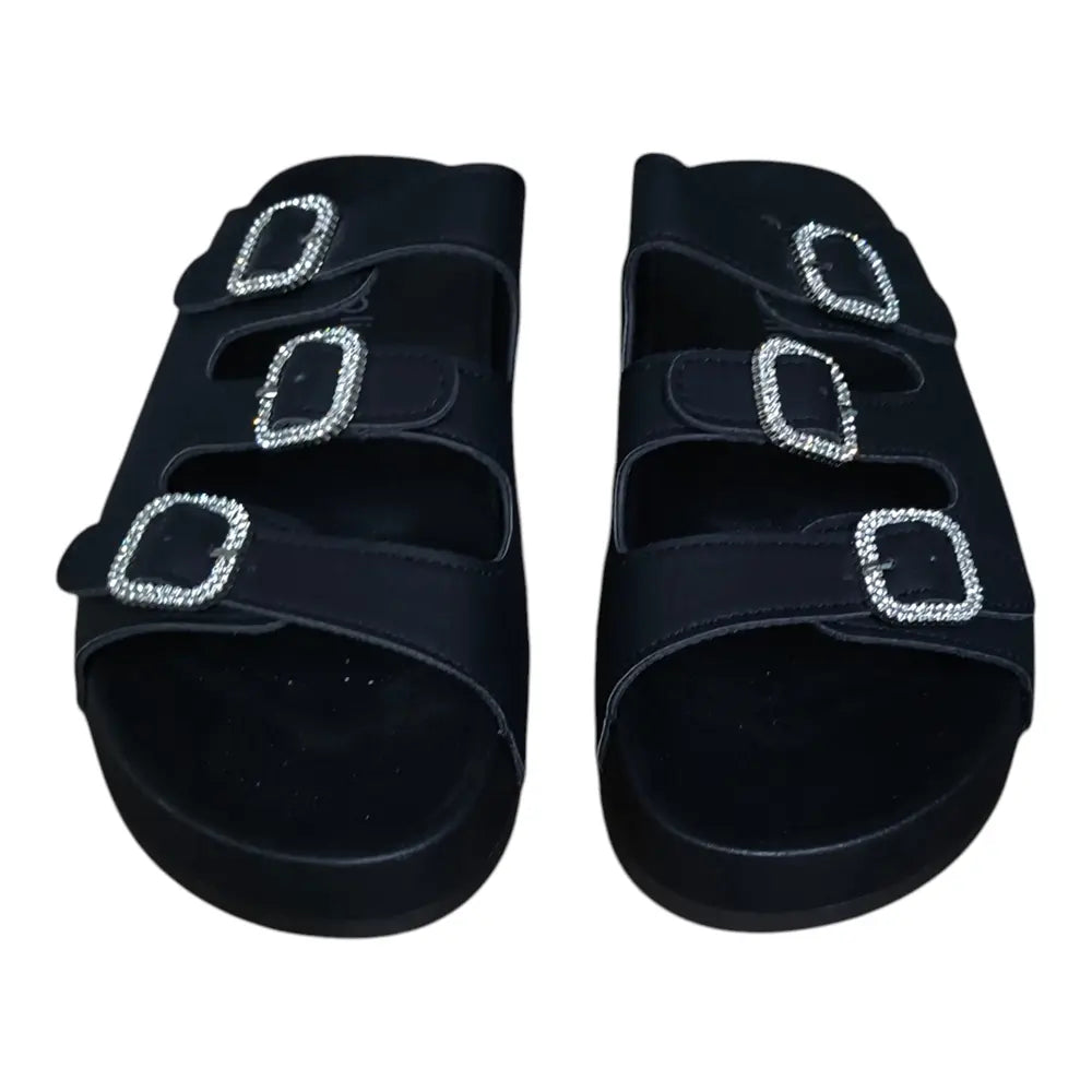Papuci damă negri 988-8