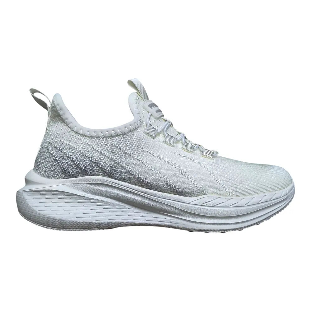 Pantofi sport damă albi cu talpă înaltă EC03