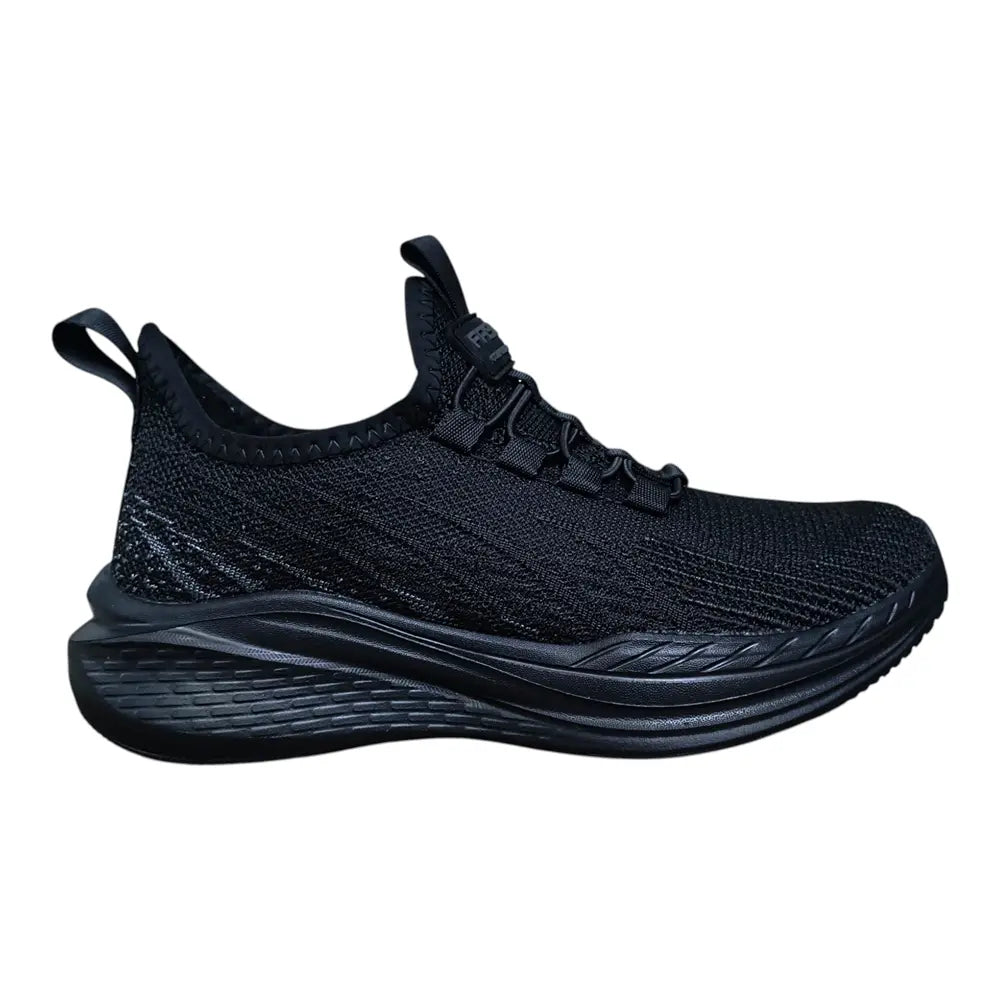 Pantofi sport damă negri cu talpă ușoară EC03