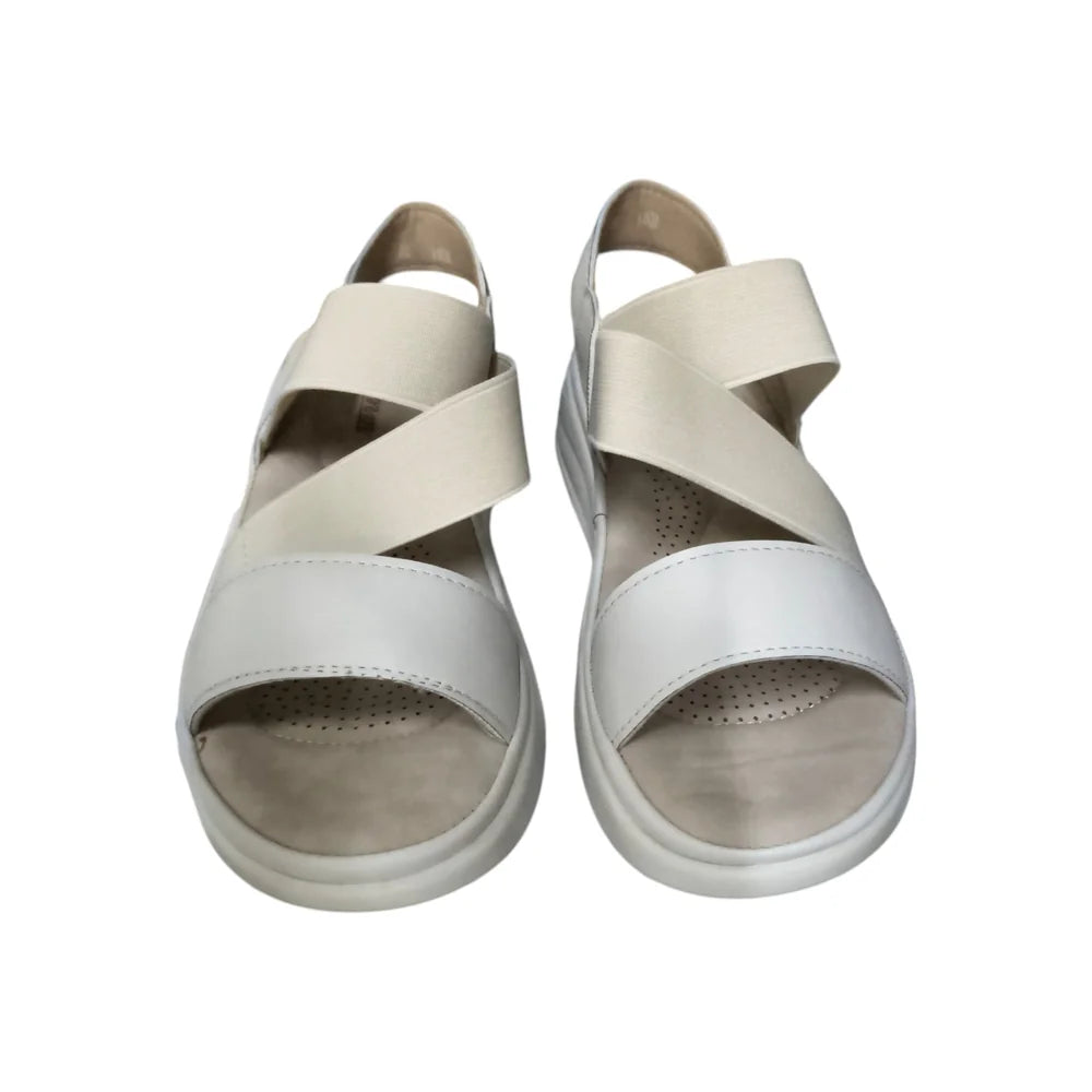Sandale bej 91 cu barete elastice