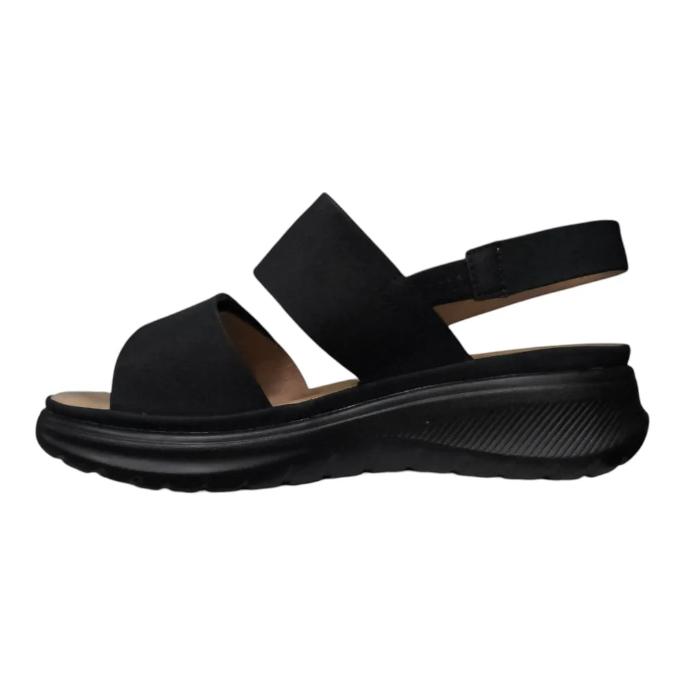Sandale damă 60410-25 negre cu ștrasuri