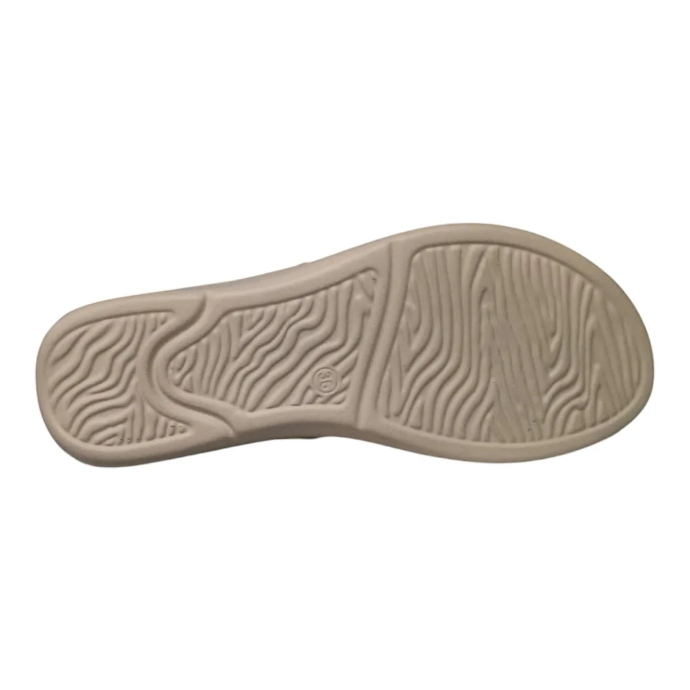 Sandale cu model perforat 018 bej