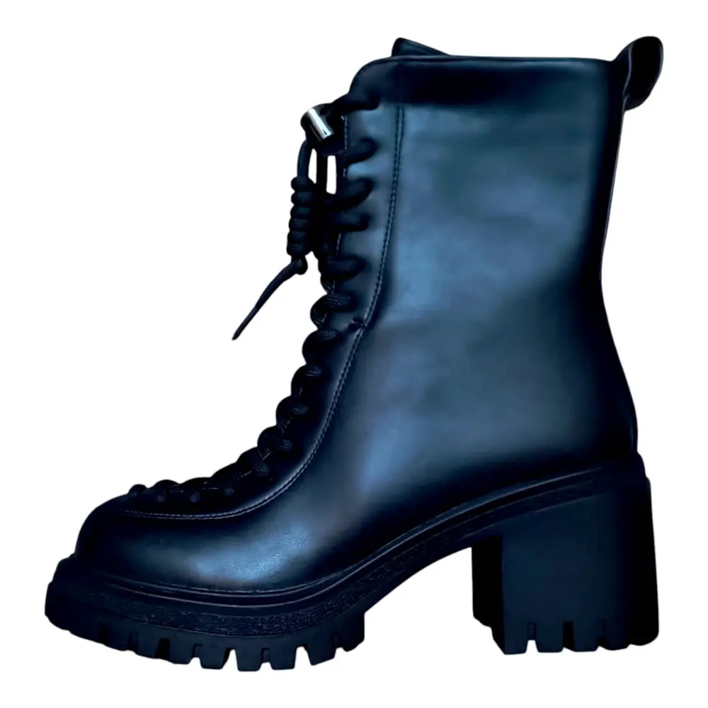 Ghete negre din piele ecologică 187