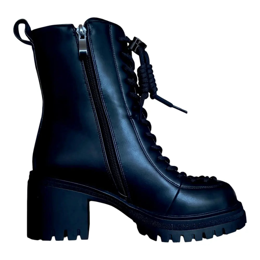 Ghete negre din piele ecologică 187