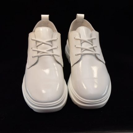 Pantofi casual dama 384 albi