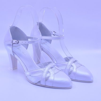 Pantofi dama eleganti Nist albi