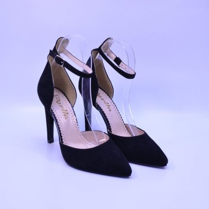 Pantofi dama eleganti 222 negru velur