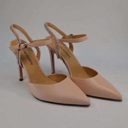 Sandale dama 828 stiletto roz