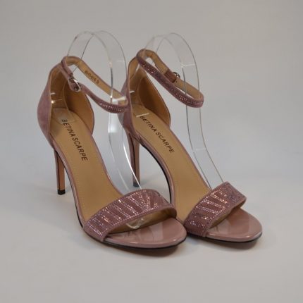 Sandale dama 518 stiletto roz