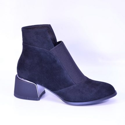 botine toamna 1046 negru velur