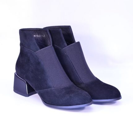 botine toamna 1046 negru velur