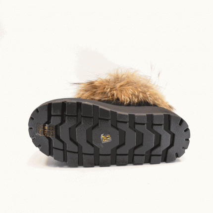 ghete tip ugg 73 negre imblanite