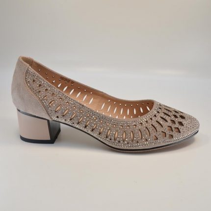 pantofi dama eleganti 2522 gri