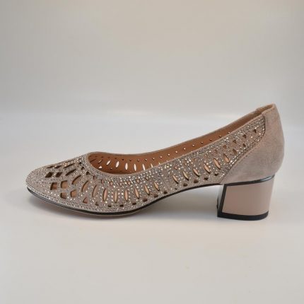 pantofi dama eleganti 2522 gri